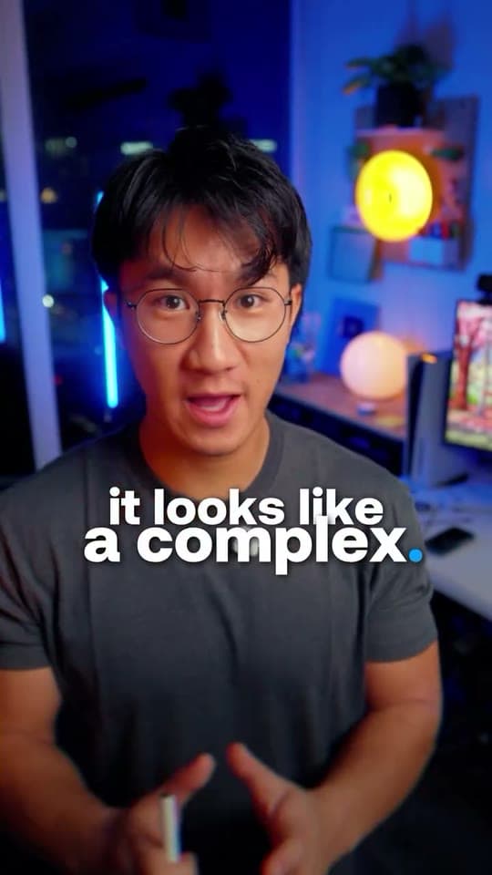 Founder story edit — vertical talking-head video with kinetic captions